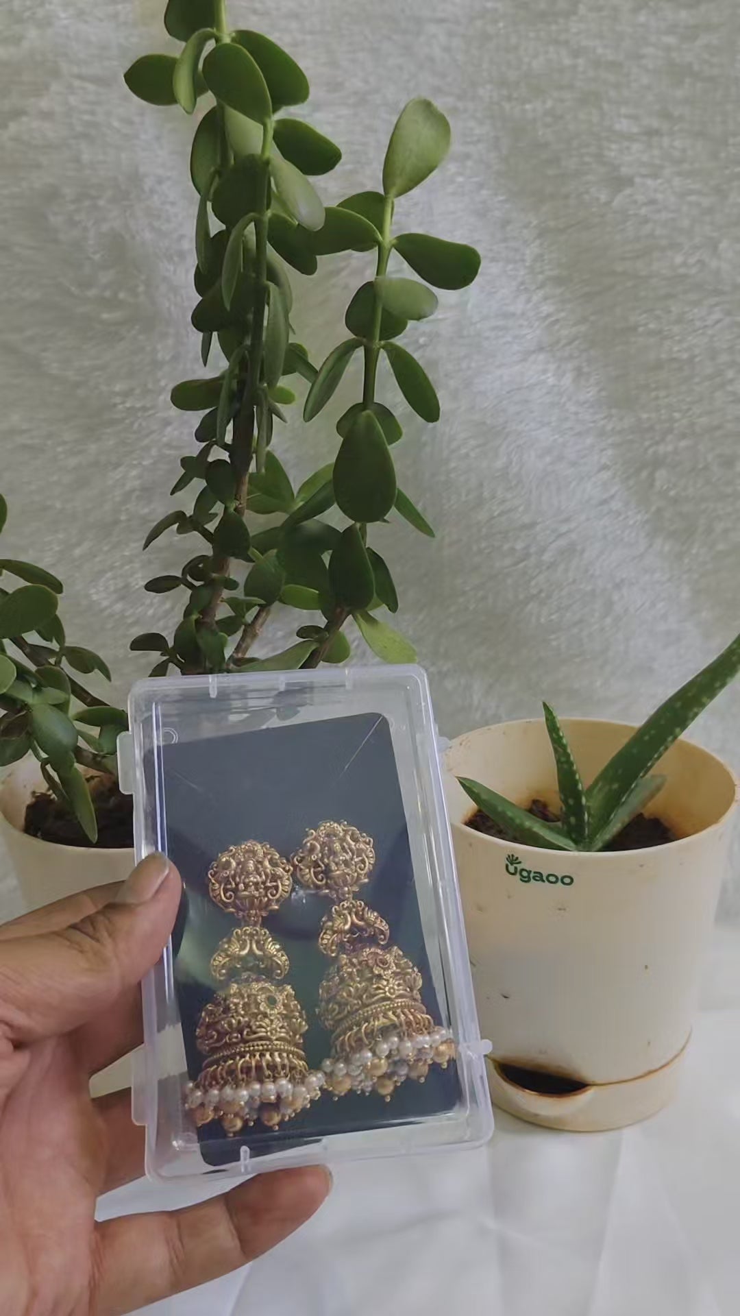 Mahalakshmi Heritage Pearl Jhumkas