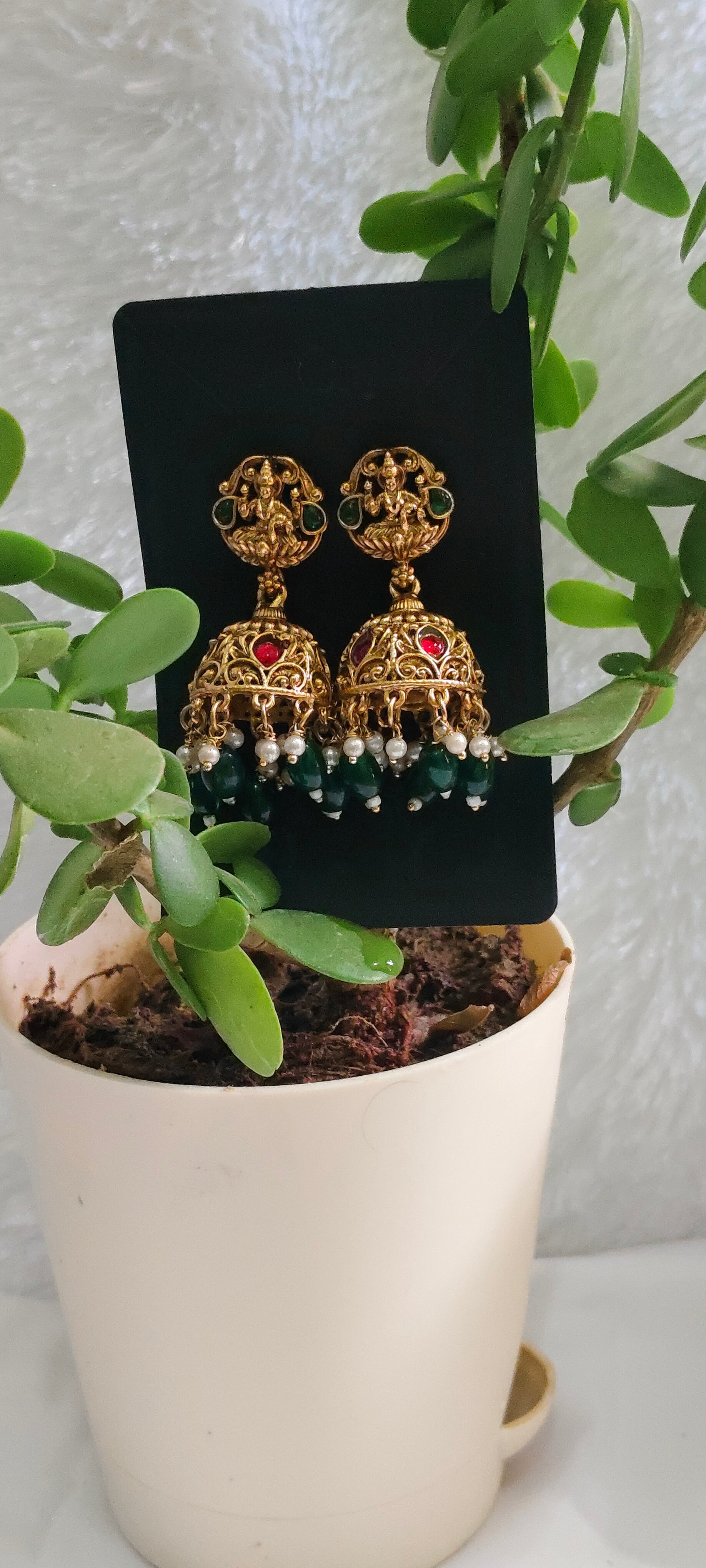 Emerald Lakshmi Heritage Drop