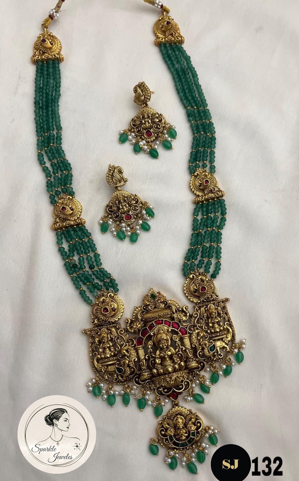 Classic Indian Ethnic Wear Temple Jewellery