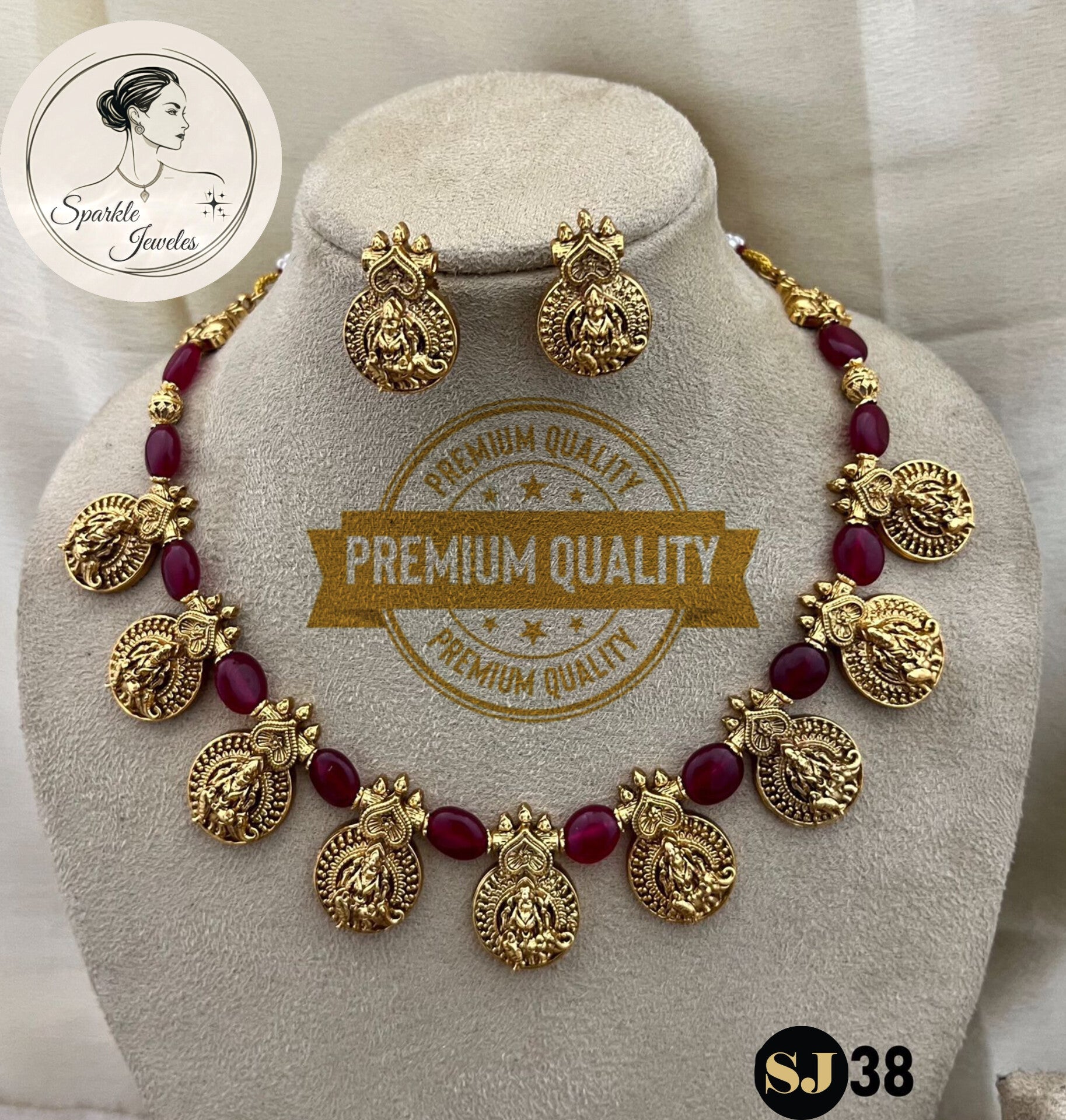 Lakshmi kasu/Coin necklace